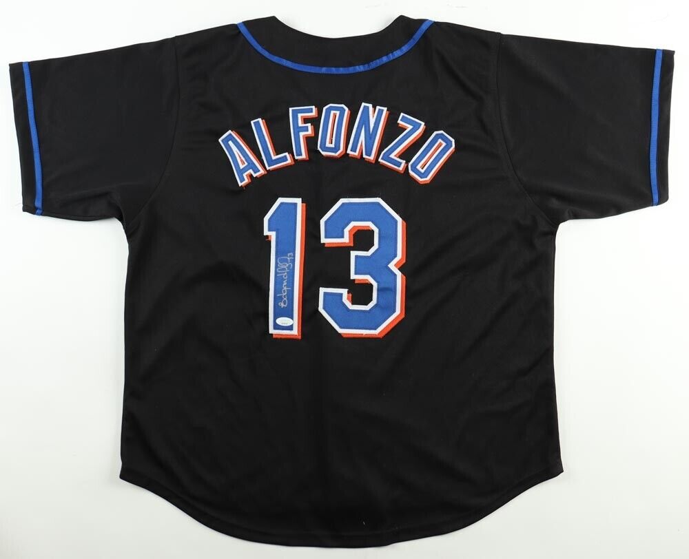 Edgardo Alfonzo Signed New York Mets Jersey (JSA) 2000 MLB All