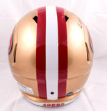Frank Gore Elijah Mitchell Signed F/S 49ers Speed Helmet- Beckett W Hologram