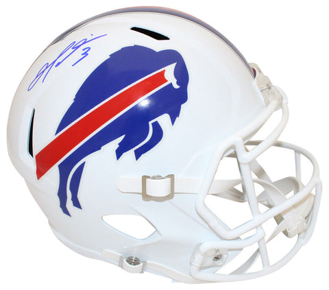 Damar Hamlin Autographed Buffalo Bills Speed F/S Helmet Beckett 39830