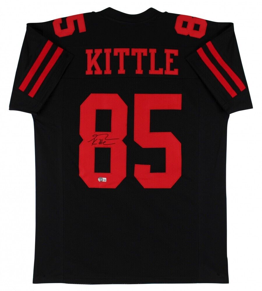 George Kittle San Francisco 49ers Signed White Color Rush Pro