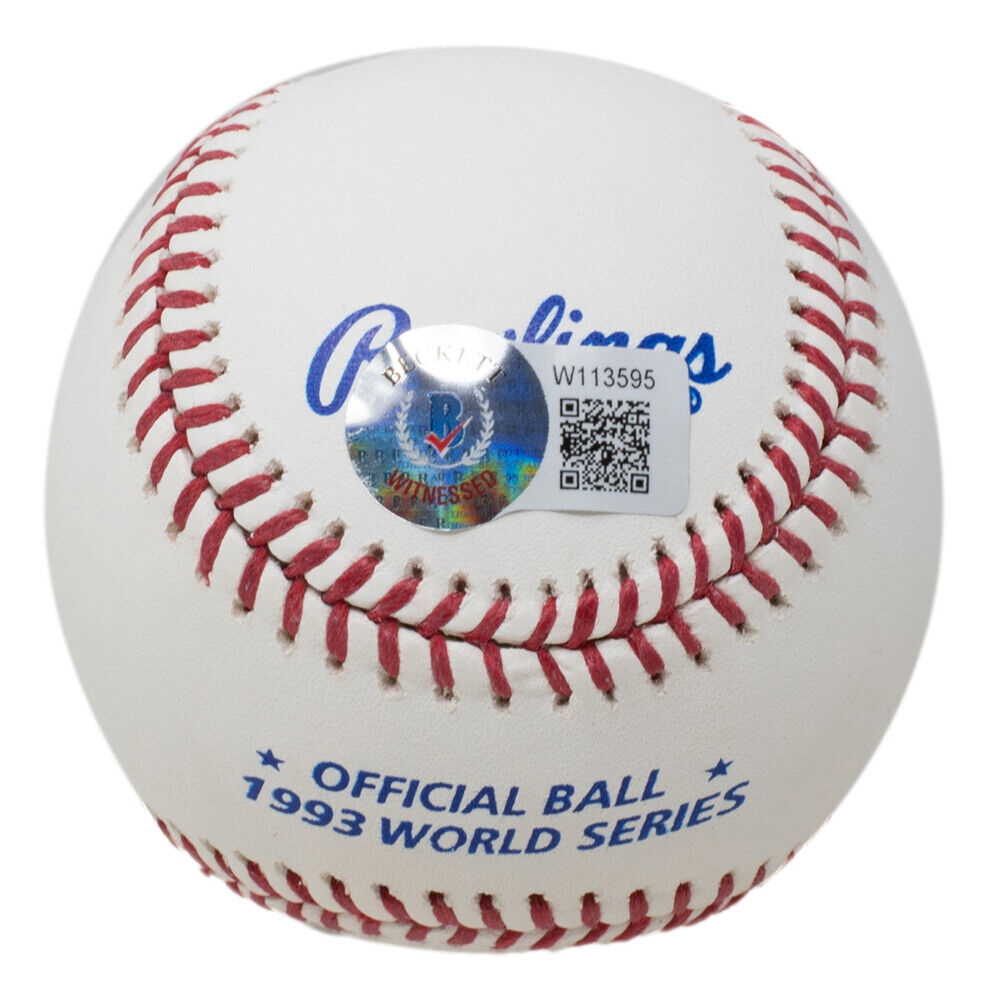 Paul Molitor Toronto Blue Jays Signed 1993 World Series Baseball