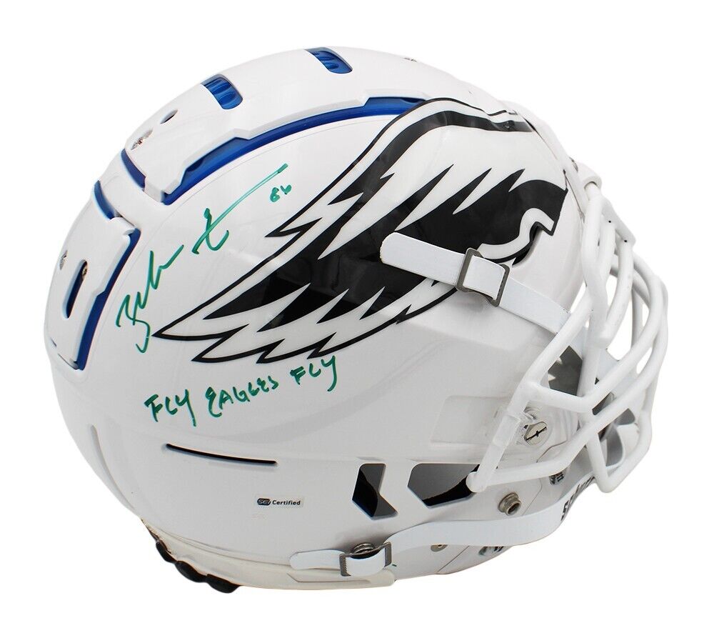 Zach Ertz Signed Philadelphia Eagles Schutt F7 Authentic White Helmet – Super Sports Center
