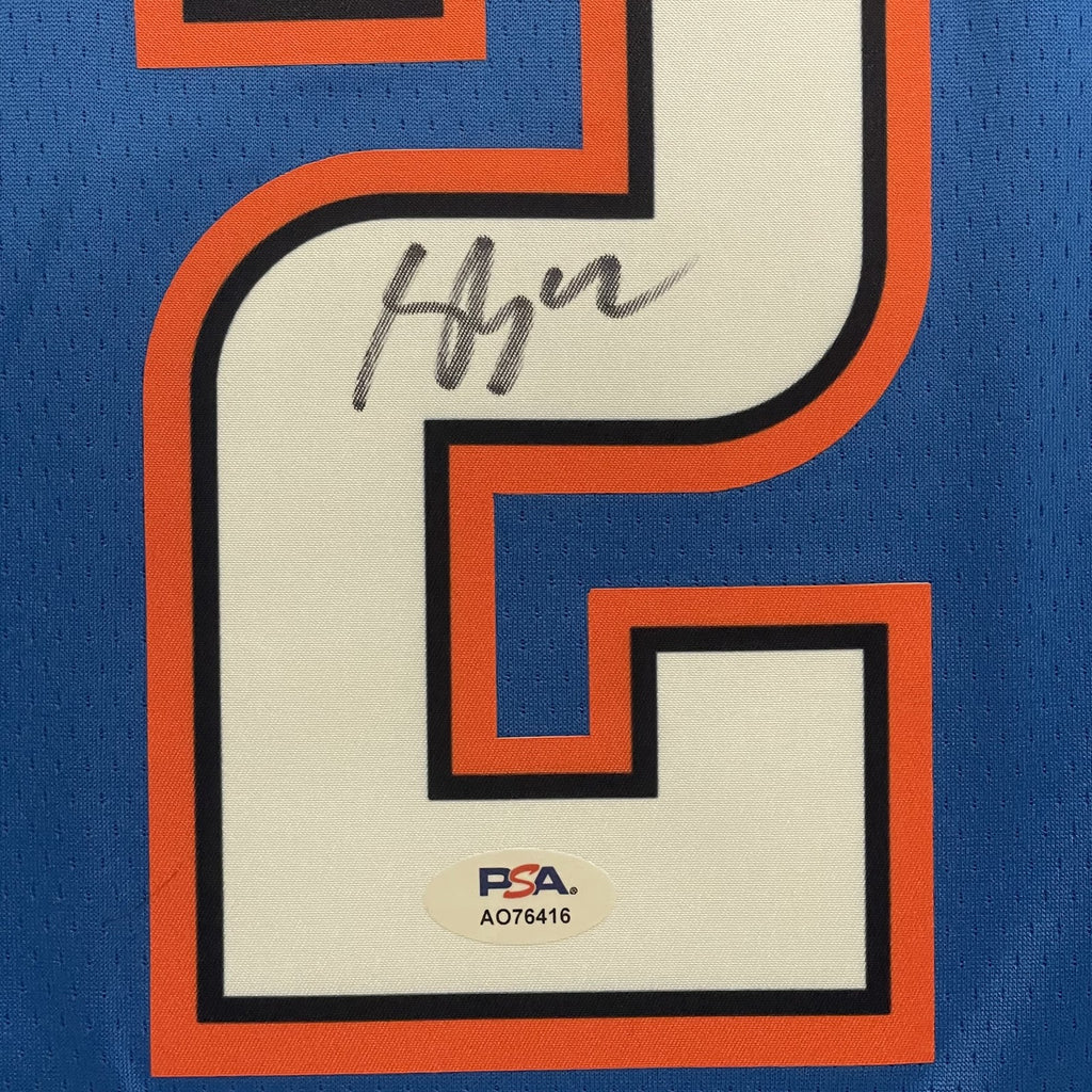 Shai Gilgeous-Alexander Signed Jersey PSA Oklahoma City Thunder