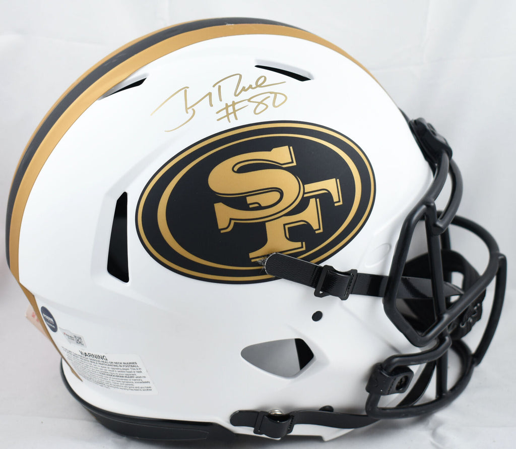 Jerry Rice Autographed 49ers F/S Lunar Speed Authentic Helmet Jerry Rice Autographed 49ers F/S Lunar Speed Authentic Helmet