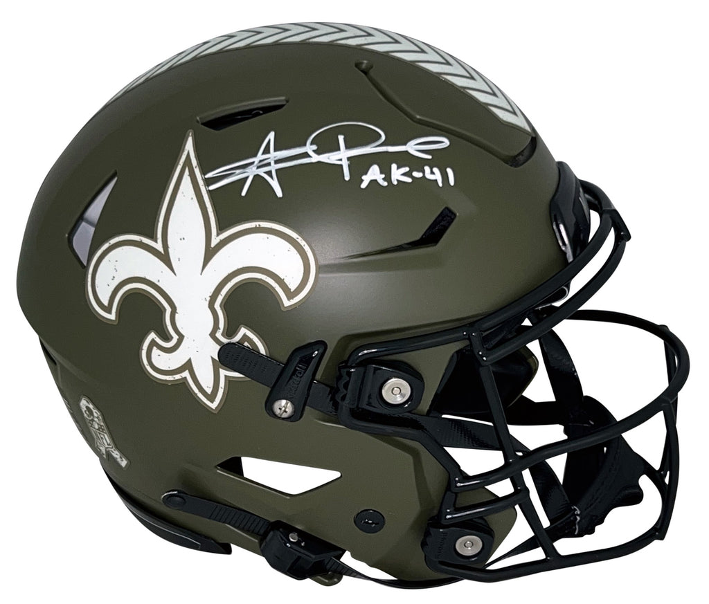 all saints central football helmet New Orleans Put them on your desk All Saints purchases top-rated VICIS