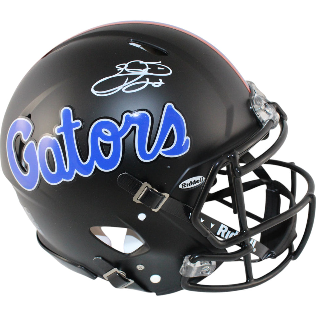 emmitt smith florida helmet Emmitt Smith Autographed Florida Gators Authentic Black Helmet Beckett 49596