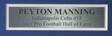 Peyton Manning HOF Signed/Auto Colts White Custom Jersey Framed Fanatics 165112