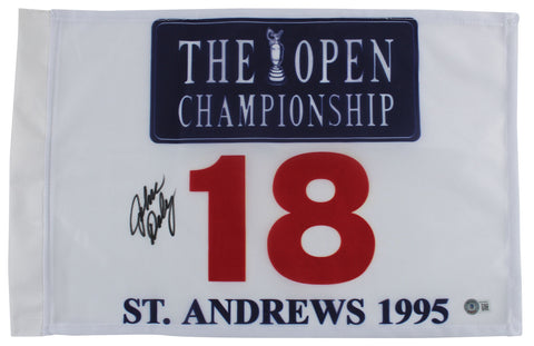 John Daly Authentic Signed Open Championship Pin Flag Autographed BAS