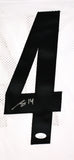 George Pickens Autographed White Pro Style Jersey - JSA *Silver