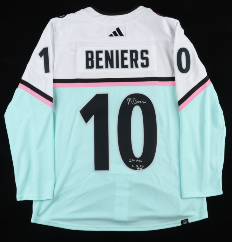 Matty Beniers Signed Jersey (JSA) (See Description)
