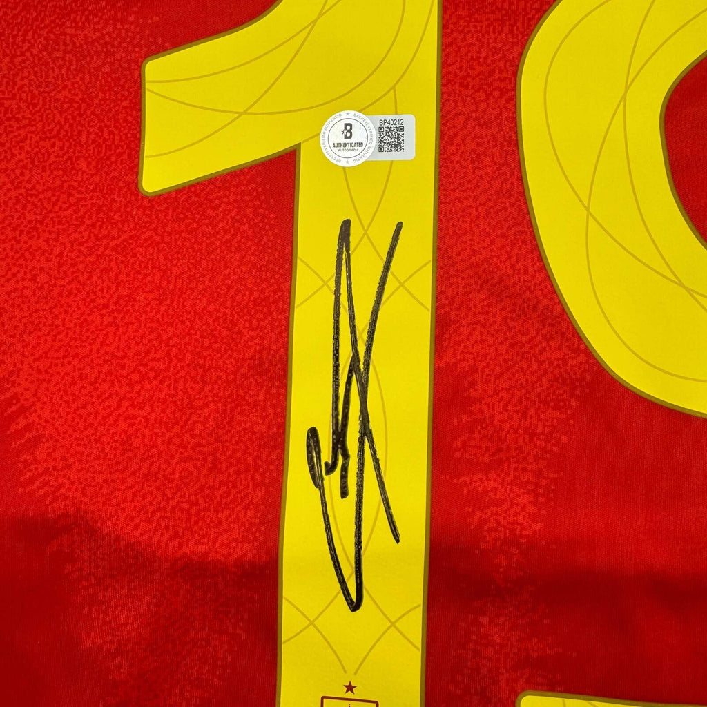 Autographed/Signed Lamine Yamal Spain Red World Cup Soccer Futbol