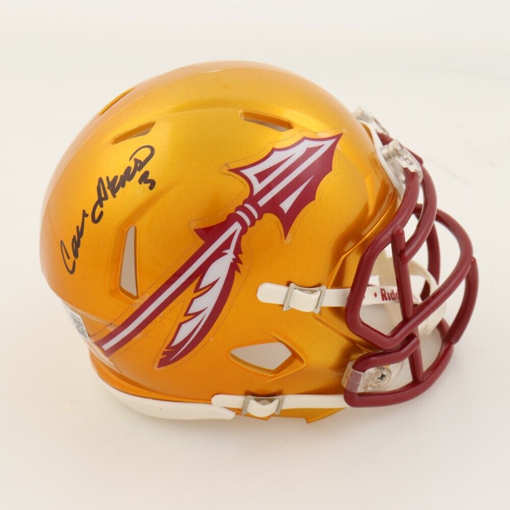 florida state seminoles football helmet Cam Akers Signed Florida State Seminoles Speed Mini Helmet (Beckett) L – Super Sports Center