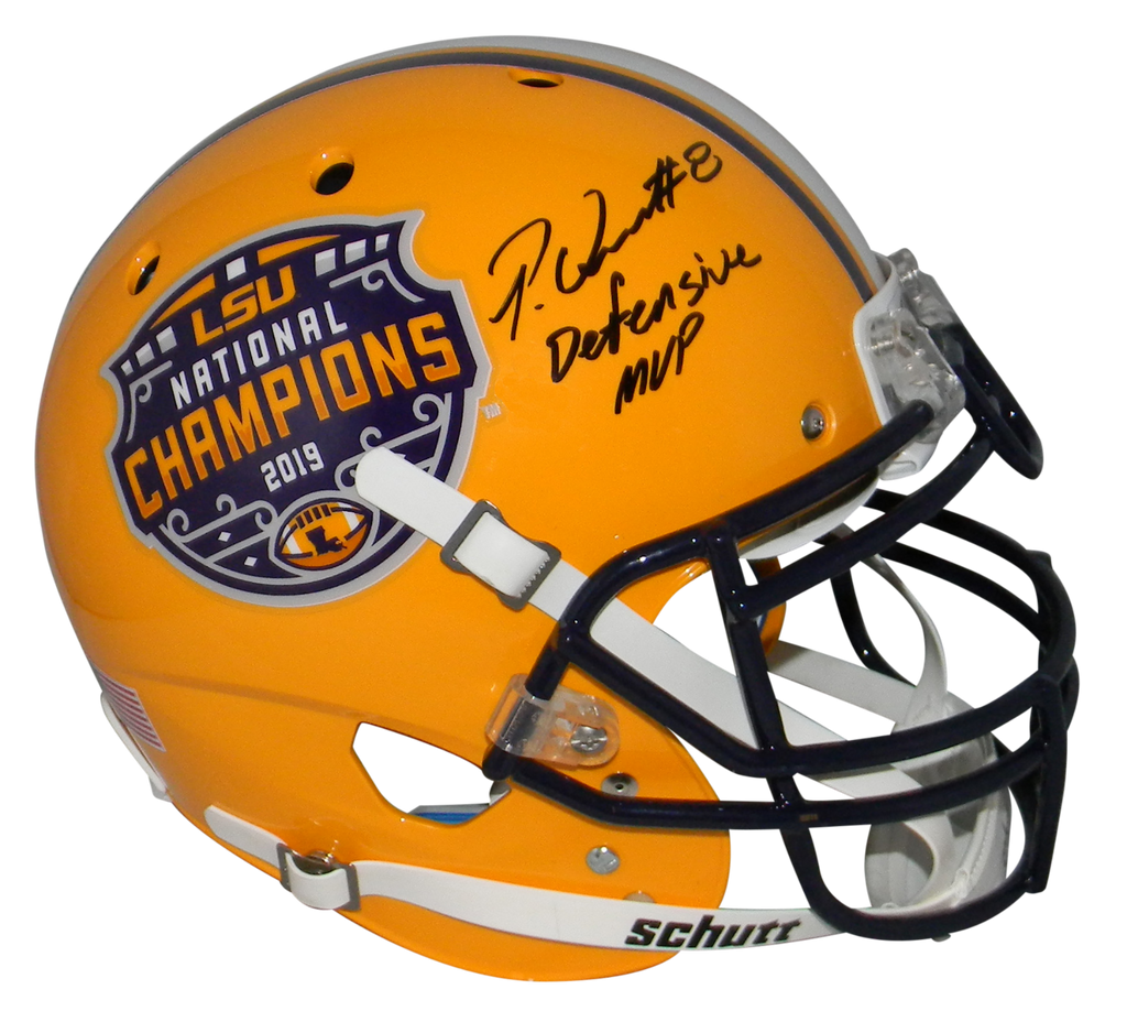 PATRICK QUEEN SIGNED LSU TIGERS 2019 NATIONAL CHAMPIONS F/S AUTHENTIC Super Sports Center PATRICK QUEEN SIGNED LSU TIGERS 2019 NATIONAL CHAMPIONS F/S AUTHENTIC Super Sports Center