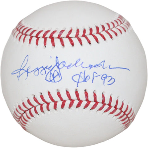 Reggie Jackson Signed New York Yankees Baseball HOF Beckett 40906