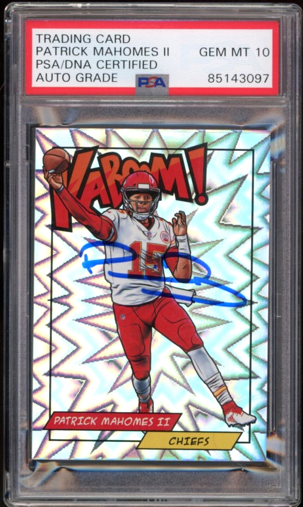 2018 Absolute Kaboom Patrick Mahomes PSA/DNA Auto