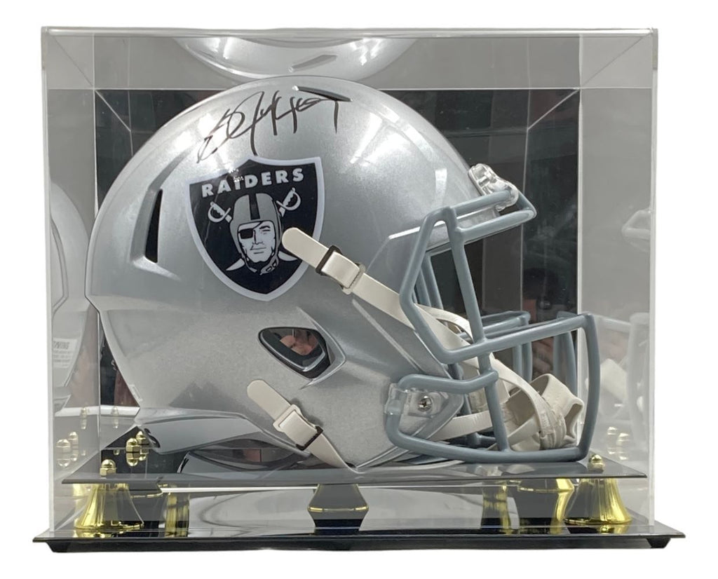 bo jackson football helmet Bo Jackson Signed Oakland Raiders Full Size Speed Replica Helmet BAS w/ Case