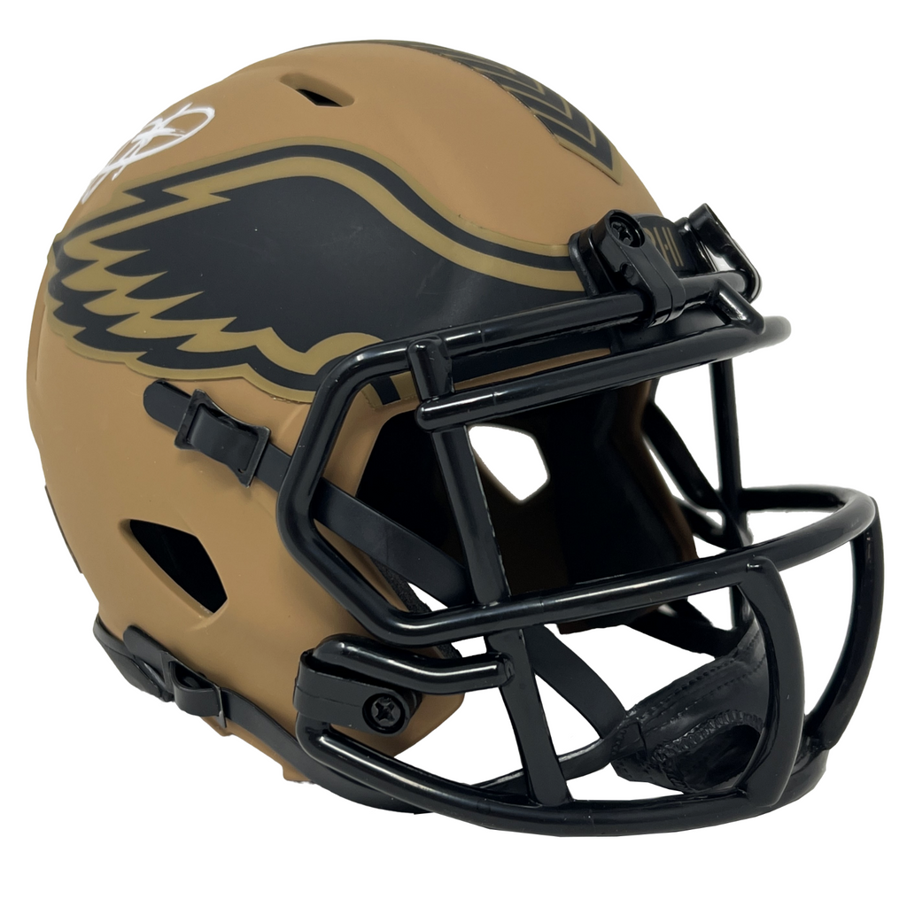 Jalen Hurts Philadelphia Eagles Signed Riddell Salute to Service Mini ...