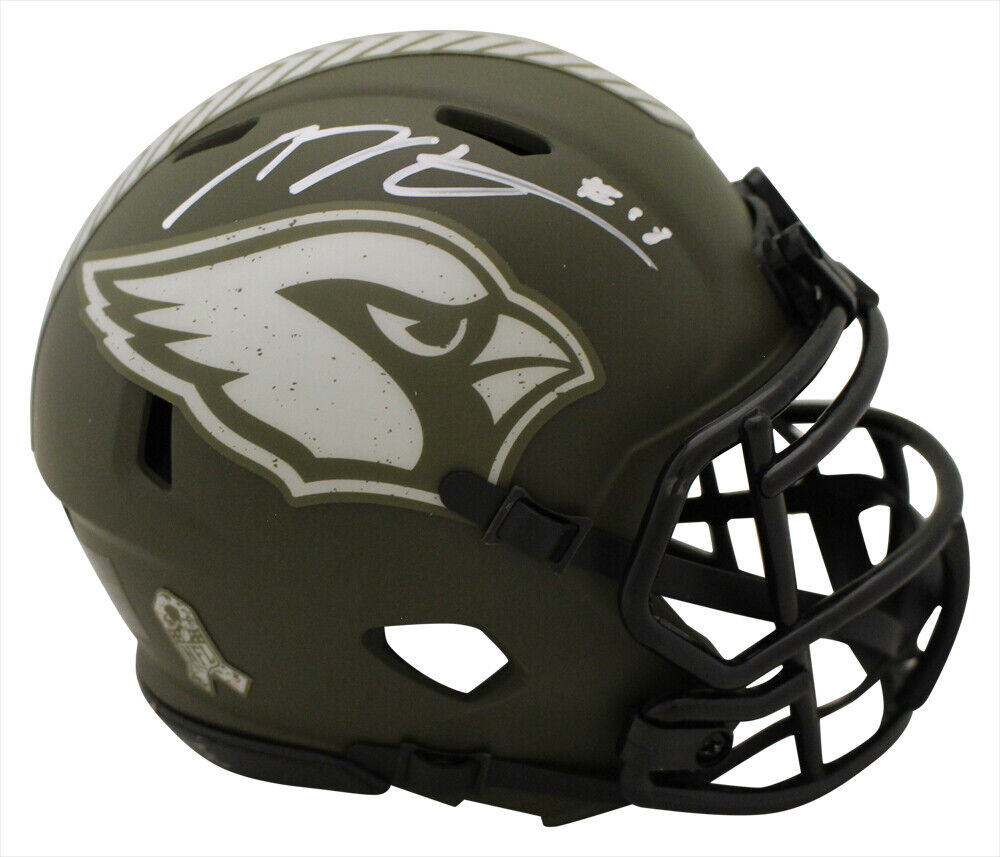 AJ Green Autographed Arizona Cardinals Salute Mini Helmet Beckett 39068