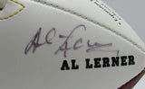 Carmen Policy/Al Lerner Dual-Autographed Full Size Browns Logo Football JSA