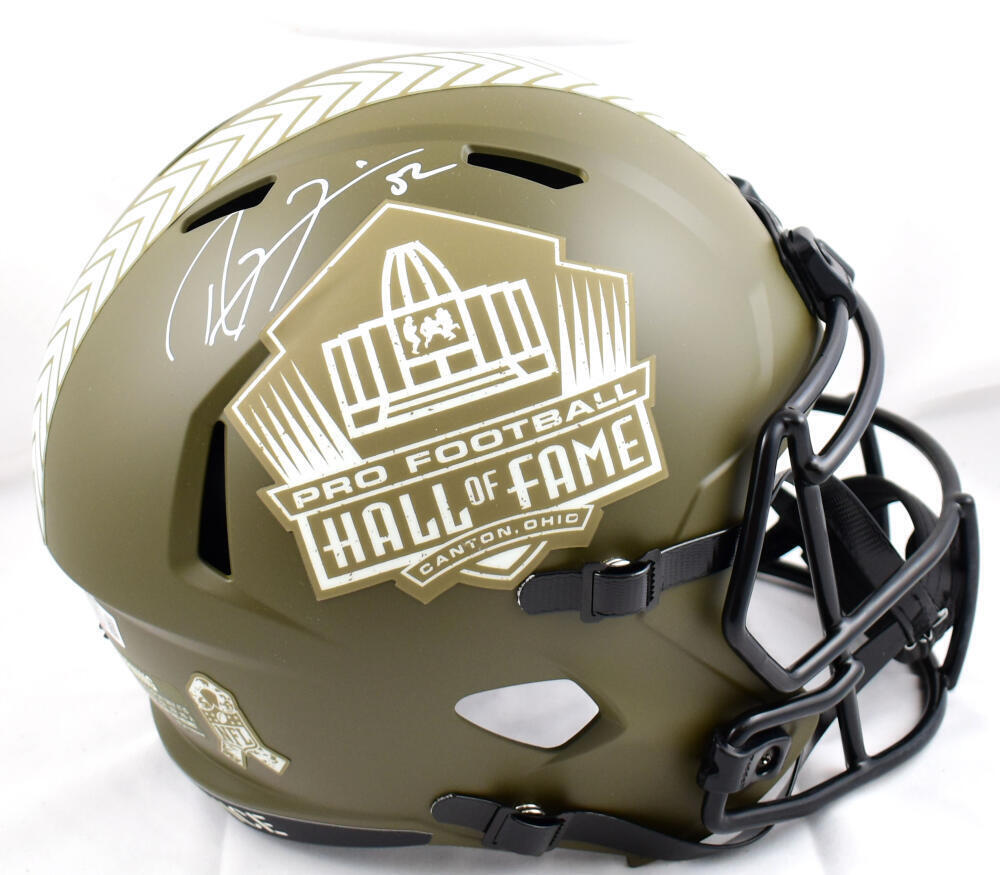 football hall of fame helmets Ray Lewis Signed HOF F/S Salute to Service Speed Helmet w/HOF-Beckett – Super Sports Center