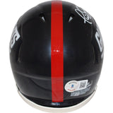 Phil Simms Autographed/Signed New York Giants Mini Helmet TB Beckett 43240
