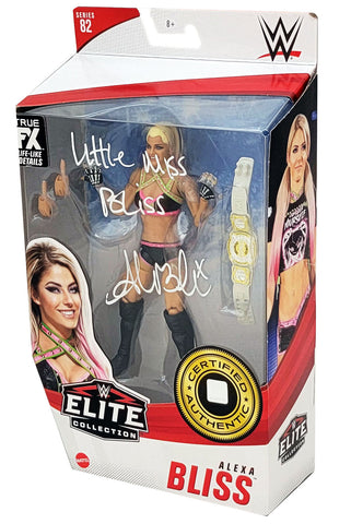 ALEXA BLISS AUTOGRAPHED WWE ACTION FIGURE LITTLE MISS BLISS BECKETT 208701