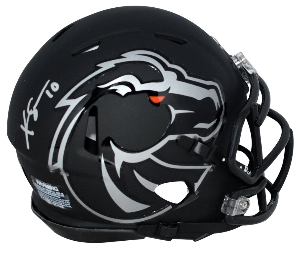 KHALIL SHAKIR AUTOGRAPHED BOISE STATE BRONCOS BLACK SPEED MINI HELMET – Super Sports Center