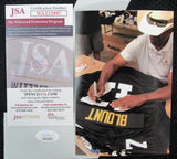 Mel Blount HOF Autographed Black Custom Football Jersey Pittsburgh Steelers JSA