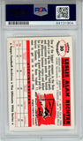 Les Richter Autographed 1956 Topps #30 Trading Card PSA Slab 43633