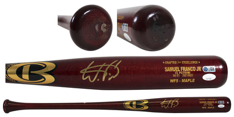 Rays Wonder Franco Authentic Signed Cooperstown Player Model Bat JSA #SD173685
