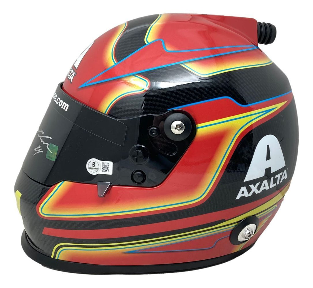 Jeff Gordon Signed NASCAR Axalta Full Size Replica Racing Helmet
