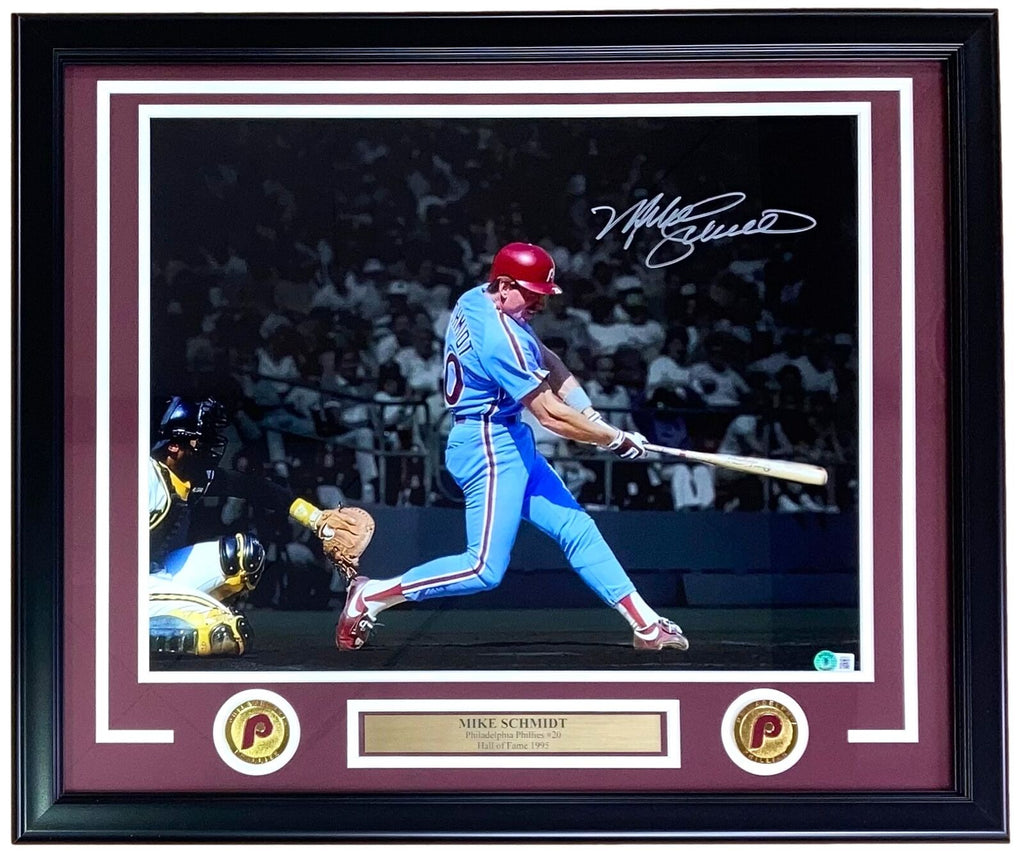 Framed Autographed/Signed Mike Schmidt 33x42 Philadelphia Pinstripe Baseball  Jersey JSA COA at 's Sports Collectibles Store