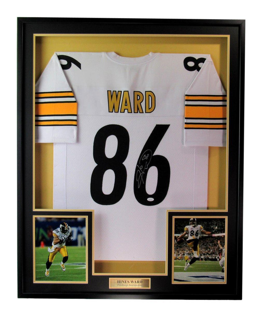 Hines Ward Signed/Autographed White Pittsburgh Steelers Jersey