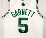 Celtics Kevin Garnett Autographed Mitchell Ness Finals Patch Jersey M Beckett B