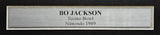 BO JACKSON AUTOGRAPHED FRAMED 8X10 PHOTO TECMO BOWL W/ CONTROLLER BECKETT 220546