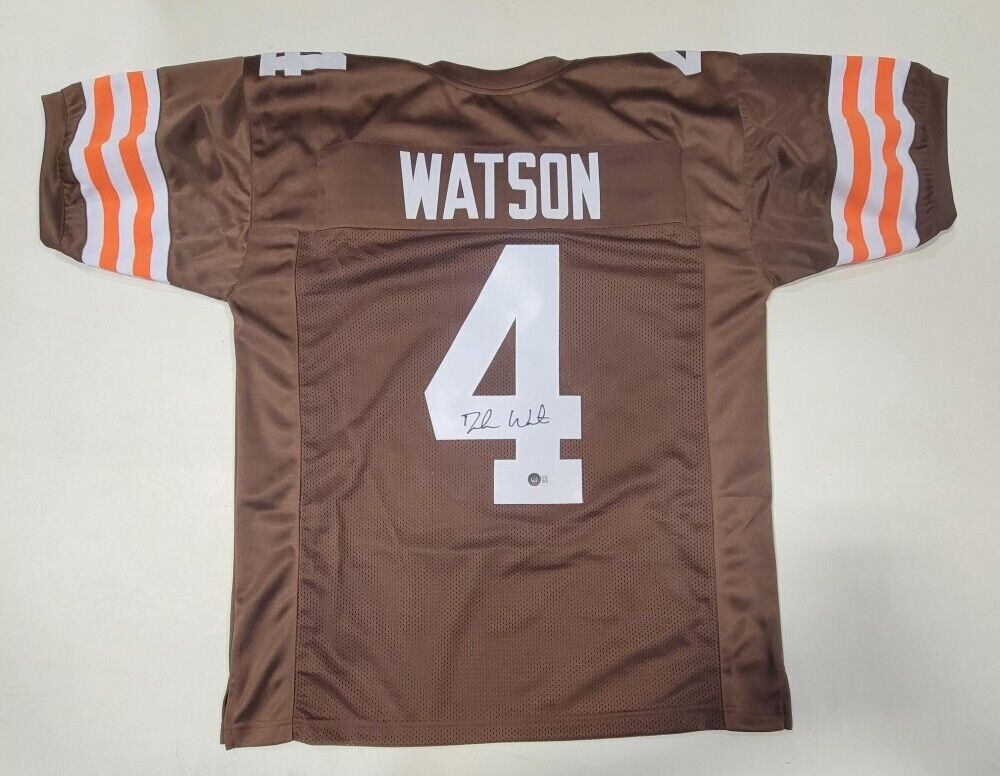 Deshaun Watson Signed Cleveland Browns Jersey (Beckett) Former