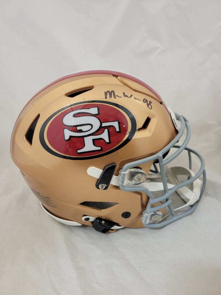 MYKEL WILLIAMS SIGNED SAN FRANCISCO 49ERS SPEEDFLEX AUTHENTIC HELMET B – Super Sports Center