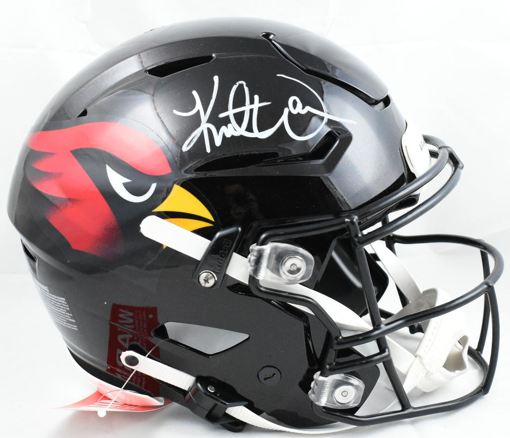cardinal football helmet Kurt Warner Signed Arizona Cardinals F/S ALT 22 Speed Flex Helmet Beck – Super Sports Center