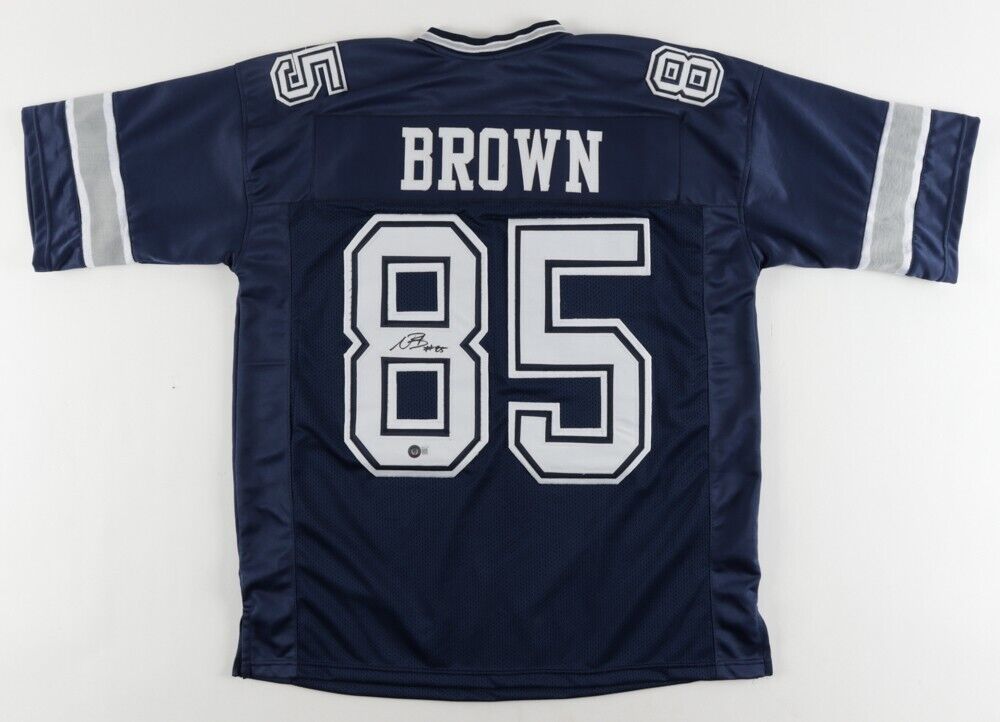 Noah Brown Signed Dallas Cowboys Jersey (Beckett) 2017 Draft Pick