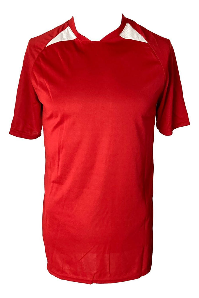 Steven Gerrard Liverpool Signed Red Soccer Jersey BAS – Super