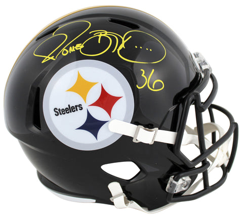 Steelers Jerome Bettis Authentic Signed Full Size Speed Rep Helmet BAS Witnessed