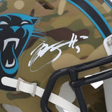 Bryce Young Carolina Panthers Signed Riddell Camo Speed Mini Helmet