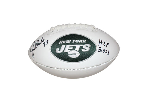 Joe Klecko Autographed/Signed New York Jets Logo Football BAS 42817