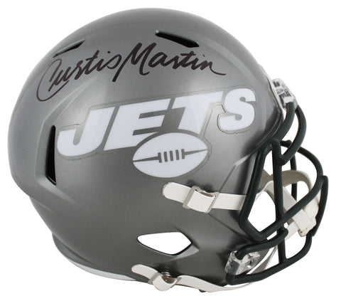 Jets Curtis Martin Authentic Signed Flash Full Size Speed Rep Helmet PSA/DNA Itp