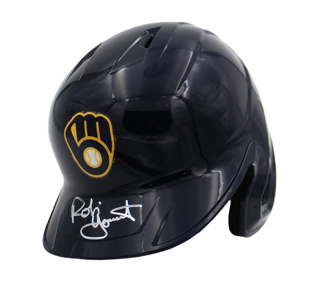 Robin Yount Signed Milwaukee Brewers Rawlings Replica Mach Pro MLB Hel –  Super Sports Center