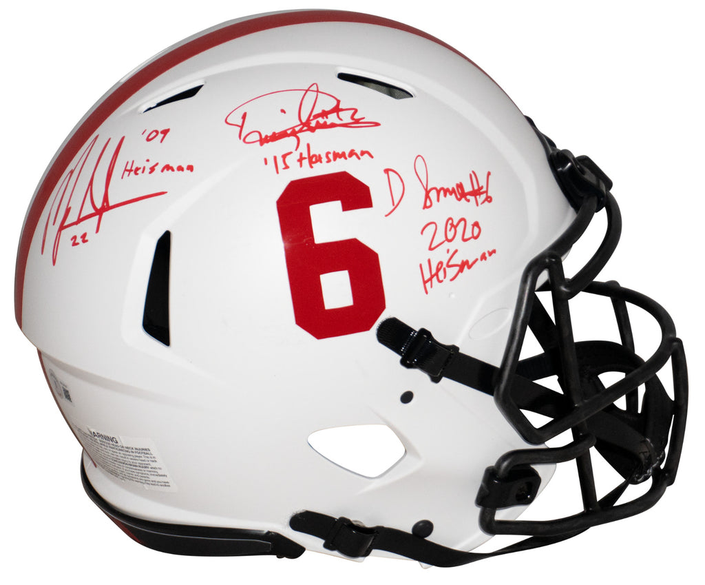 DERRICK HENRY MARK INGRAM DEVONTA SMITH SIGNED ALABAMA LUNAR AUTHENTIC – Super Sports Center