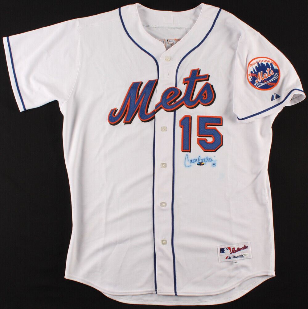 Carlos Beltran Signed New York Mets MLB Majestic Jersey (MLB