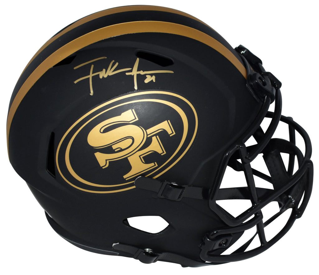 49ers football helmet back San Francisco Riddell SpeedFlex Mid-Size This officially licensed mid 49ers players getting their new