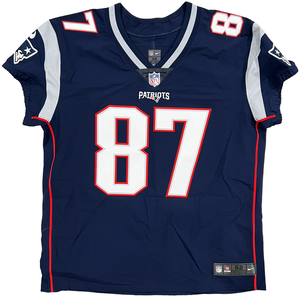 Rob Gronkowski New England Patriots Signed 4x SB Champ! Nike Elite