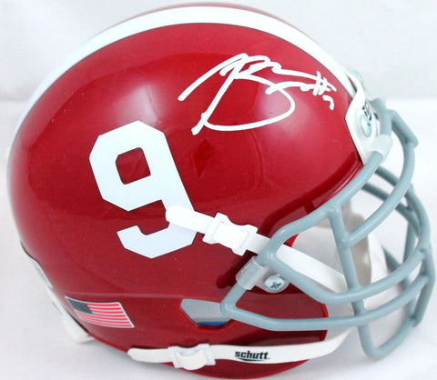 Bryce Young Autographed Alabama Crimson Tide Schutt Mini Helmet-Beckett W Holo